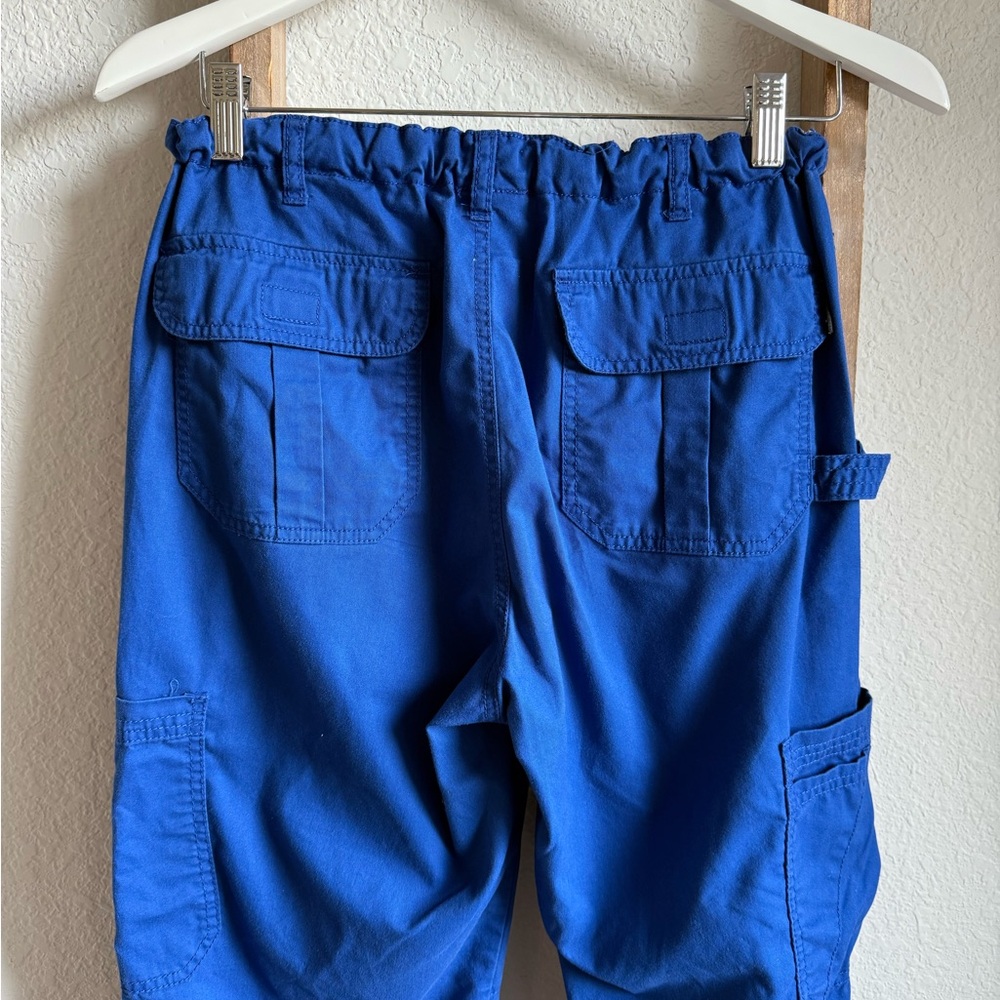 Koi Lindsay Cargo Royal Blue scrub pants sz: Small Tall - Picture 13 of 13